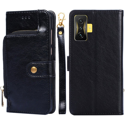 Zipper Bag Leather Phone Case, For Xiaomi Poco X4 Pro 5G, For Xiaomi Redmi K50/Redmi K50 Pro, For Xiaomi Redmi K50 Gaming/Poco F4 GT, For Xiaomi Redmi Note 11 Global/Redmi Note 11S, For Xiaomi Redmi Note 11 Pro Global, For Xiaomi 12 Lite