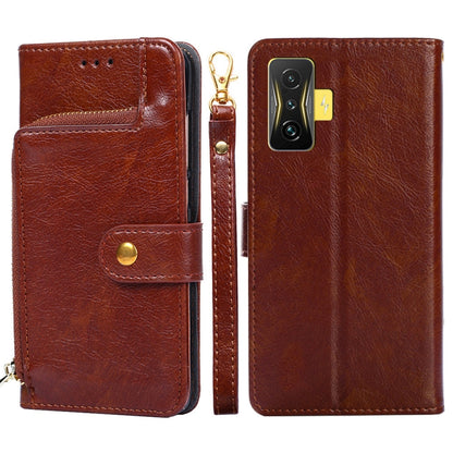 Zipper Bag Leather Phone Case, For Xiaomi Poco X4 Pro 5G, For Xiaomi Redmi K50/Redmi K50 Pro, For Xiaomi Redmi K50 Gaming/Poco F4 GT, For Xiaomi Redmi Note 11 Global/Redmi Note 11S, For Xiaomi Redmi Note 11 Pro Global, For Xiaomi 12 Lite