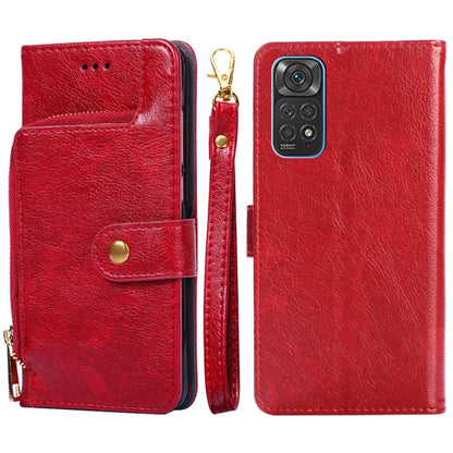 Zipper Bag Leather Phone Case, For Xiaomi Poco X4 Pro 5G, For Xiaomi Redmi K50/Redmi K50 Pro, For Xiaomi Redmi K50 Gaming/Poco F4 GT, For Xiaomi Redmi Note 11 Global/Redmi Note 11S, For Xiaomi Redmi Note 11 Pro Global, For Xiaomi 12 Lite