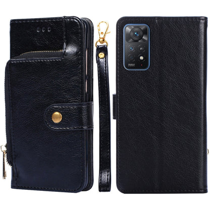 Zipper Bag Leather Phone Case, For Xiaomi Poco X4 Pro 5G, For Xiaomi Redmi K50/Redmi K50 Pro, For Xiaomi Redmi K50 Gaming/Poco F4 GT, For Xiaomi Redmi Note 11 Global/Redmi Note 11S, For Xiaomi Redmi Note 11 Pro Global, For Xiaomi 12 Lite
