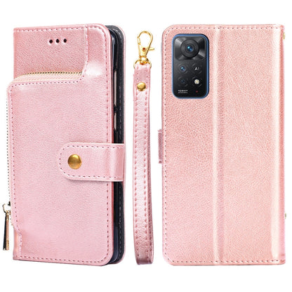 Zipper Bag Leather Phone Case, For Xiaomi Poco X4 Pro 5G, For Xiaomi Redmi K50/Redmi K50 Pro, For Xiaomi Redmi K50 Gaming/Poco F4 GT, For Xiaomi Redmi Note 11 Global/Redmi Note 11S, For Xiaomi Redmi Note 11 Pro Global, For Xiaomi 12 Lite