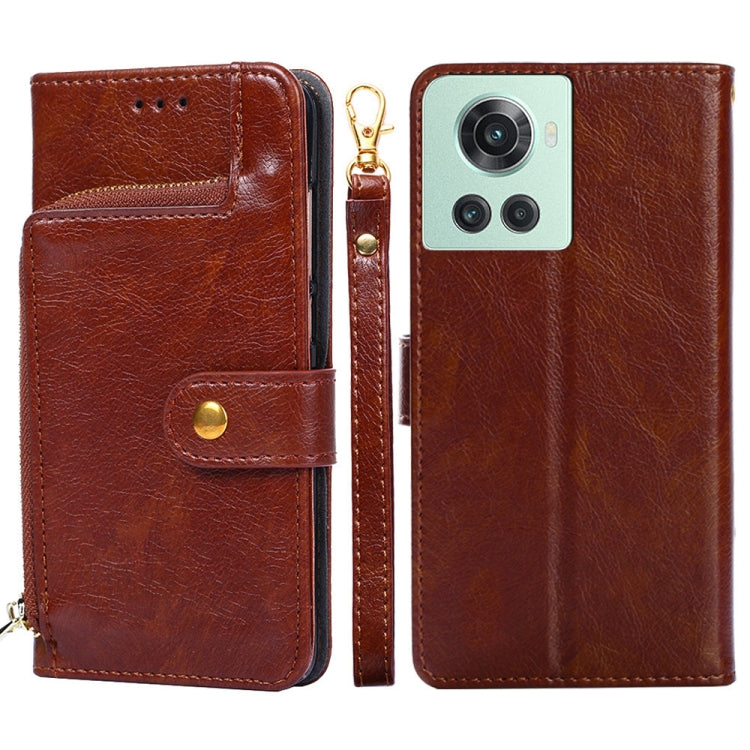 Zipper Bag Leather Phone Case, For Xiaomi 12 Pro, For OnePlus Ace/10R, For OnePlus Nord CE 2 5G