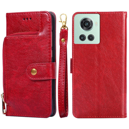 Zipper Bag Leather Phone Case, For Xiaomi 12 Pro, For OnePlus Ace/10R, For OnePlus Nord CE 2 5G
