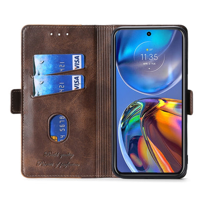 Contrast Color Side Buckle Leather Phone Case, For OPPO Realme GT Neo3, For OPPO Realme GT2 Pro, For OPPO Realme Narzo 50i