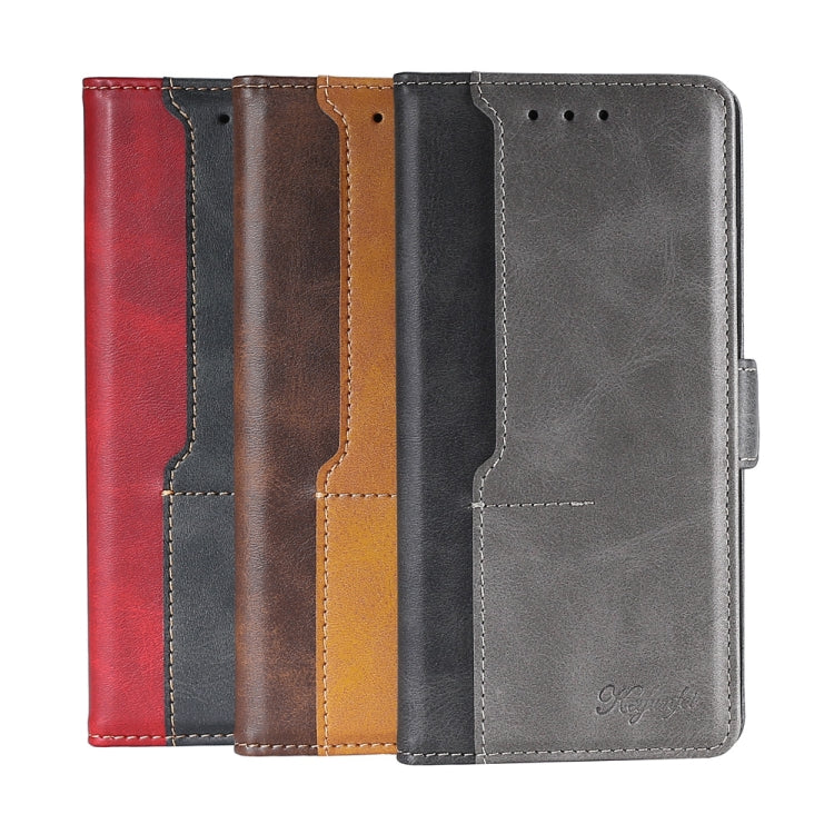 Contrast Color Side Buckle Leather Phone Case, For OPPO Realme GT Neo3, For OPPO Realme GT2 Pro, For OPPO Realme Narzo 50i