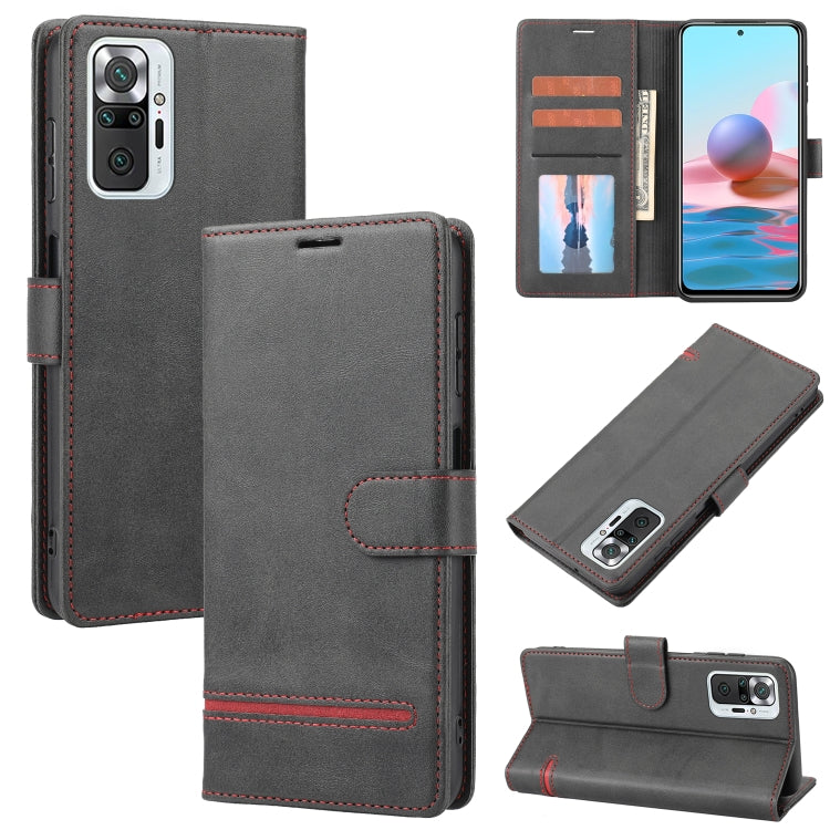 Classic Wallet Flip Leather Phone Case, For Xiaomi Redmi Note 9S / 9 Pro, For Xiaomi Redmi Note 9T / 9 5G, For Xiaomi Redmi Note 10 5G, For Xiaomi Redmi Note 10 Pro 4G / 10 Pro Max