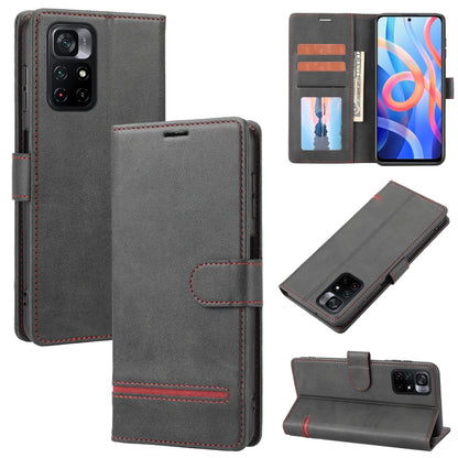 Classic Wallet Flip Leather Phone Case, For Xiaomi Redmi Note 10 / 10S, For Xiaomi Redmi Note 11 5G / Poco M4 Pro 5G, For Xiaomi Redmi Note 11 Pro, For Xiaomi Poco X3 GT/Redmi Note 10 Pro 5G CN