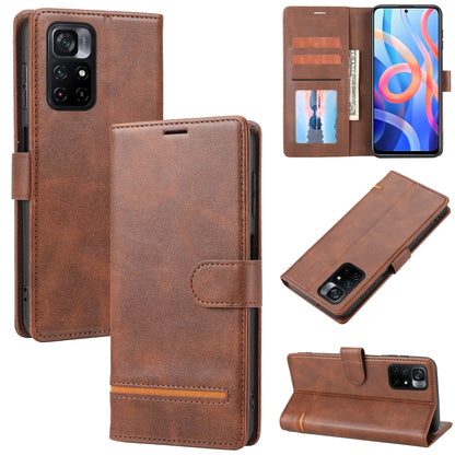 Classic Wallet Flip Leather Phone Case, For Xiaomi Redmi Note 10 / 10S, For Xiaomi Redmi Note 11 5G / Poco M4 Pro 5G, For Xiaomi Redmi Note 11 Pro, For Xiaomi Poco X3 GT/Redmi Note 10 Pro 5G CN