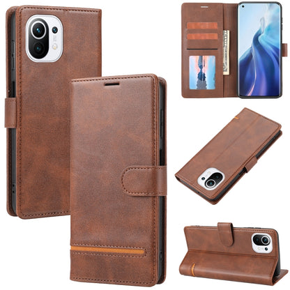 Classic Wallet Flip Leather Phone Case, For Xiaomi Mi 11, For Xiaomi Mi 11 Lite, For Xiaomi 11T / 11T Pro, For Xiaomi 12