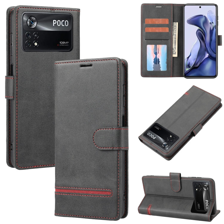 Classic Wallet Flip Leather Phone Case, For Xiaomi Poco X3 NFC, For Xiaomi Poco X4 Pro 5G