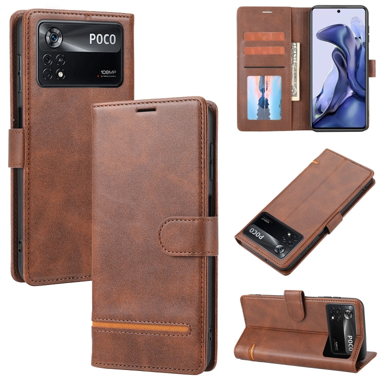 Classic Wallet Flip Leather Phone Case, For Xiaomi Poco X3 NFC, For Xiaomi Poco X4 Pro 5G