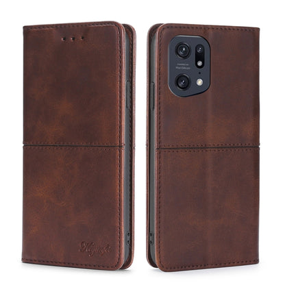 Cow Texture Magnetic Horizontal Flip Leather Phone Case, For OPPO A36 4G/A76 4G Global, For OPPO A57 5G 2022/Realme Q5i, For OPPO A96 5G, For OPPO Find X5 Pro