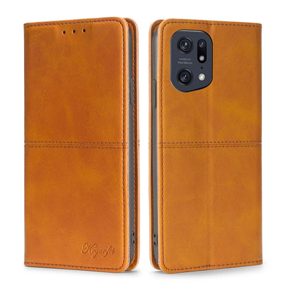 Cow Texture Magnetic Horizontal Flip Leather Phone Case, For OPPO A36 4G/A76 4G Global, For OPPO A57 5G 2022/Realme Q5i, For OPPO A96 5G, For OPPO Find X5 Pro