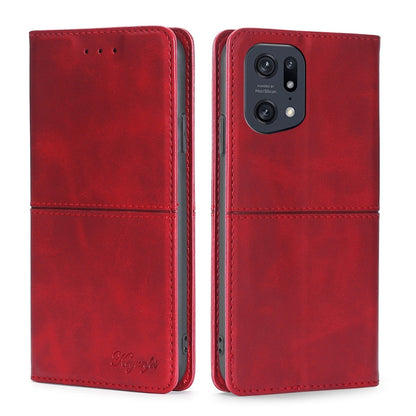 Cow Texture Magnetic Horizontal Flip Leather Phone Case, For OPPO A36 4G/A76 4G Global, For OPPO A57 5G 2022/Realme Q5i, For OPPO A96 5G, For OPPO Find X5 Pro