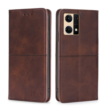 Cow Texture Magnetic Horizontal Flip Leather Phone Case, For OPPO K10 5G, For OPPO K10 Pro 5G, For OPPO Reno7 4G/F21 Pro 4G, For OPPO Reno7 5G Global/Find X5 Lite
