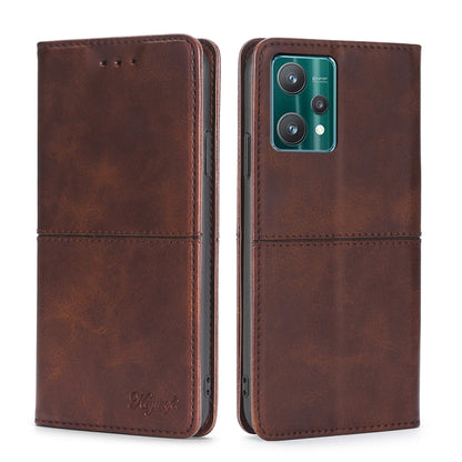 Cow Texture Magnetic Horizontal Flip Leather Phone Case, For OPPO Realme 9 Pro, For OPPO Realme 9 Pro+, For OPPO Realme 9i/A36 4G/A96 4G/K10 4G/A76 4G, For OPPO Realme C35