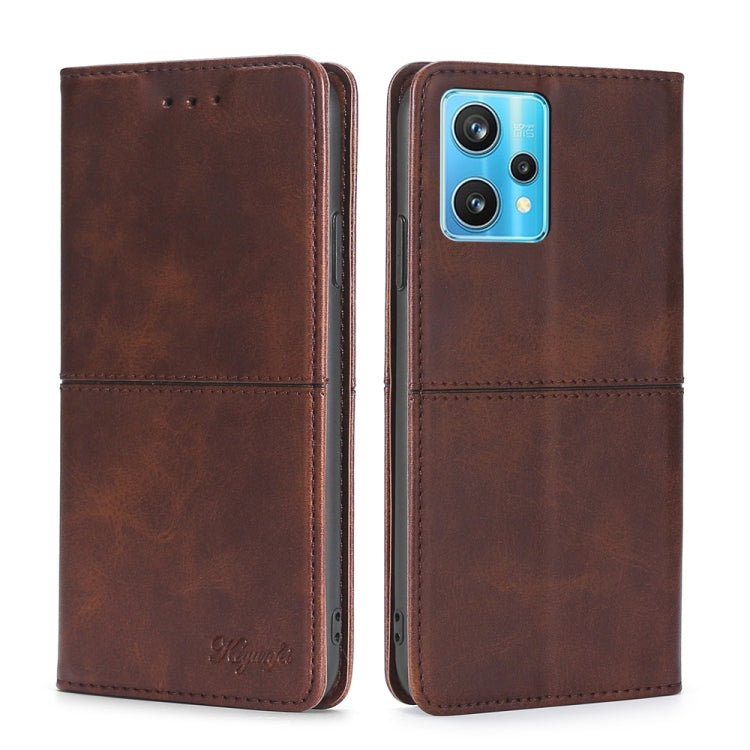 Cow Texture Magnetic Horizontal Flip Leather Phone Case, For OPPO Realme 9 Pro, For OPPO Realme 9 Pro+, For OPPO Realme 9i/A36 4G/A96 4G/K10 4G/A76 4G, For OPPO Realme C35