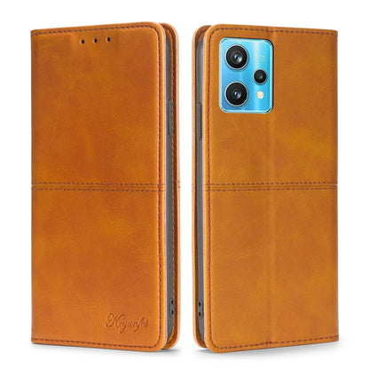 Cow Texture Magnetic Horizontal Flip Leather Phone Case, For OPPO Realme 9 Pro, For OPPO Realme 9 Pro+, For OPPO Realme 9i/A36 4G/A96 4G/K10 4G/A76 4G, For OPPO Realme C35