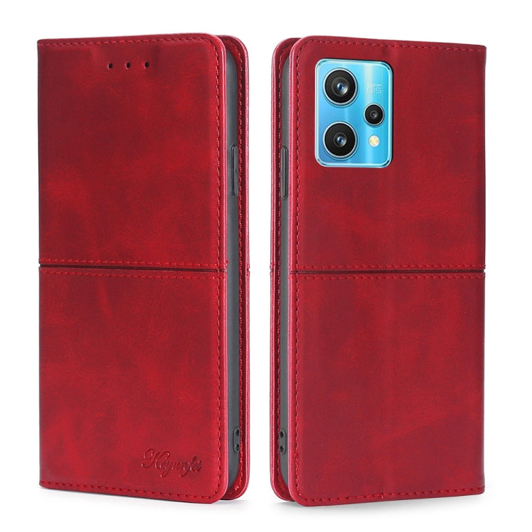 Cow Texture Magnetic Horizontal Flip Leather Phone Case, For OPPO Realme 9 Pro, For OPPO Realme 9 Pro+, For OPPO Realme 9i/A36 4G/A96 4G/K10 4G/A76 4G, For OPPO Realme C35