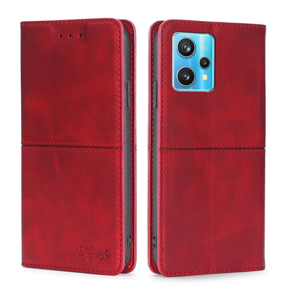 Cow Texture Magnetic Horizontal Flip Leather Phone Case, For OPPO Realme 9 Pro, For OPPO Realme 9 Pro+, For OPPO Realme 9i/A36 4G/A96 4G/K10 4G/A76 4G, For OPPO Realme C35