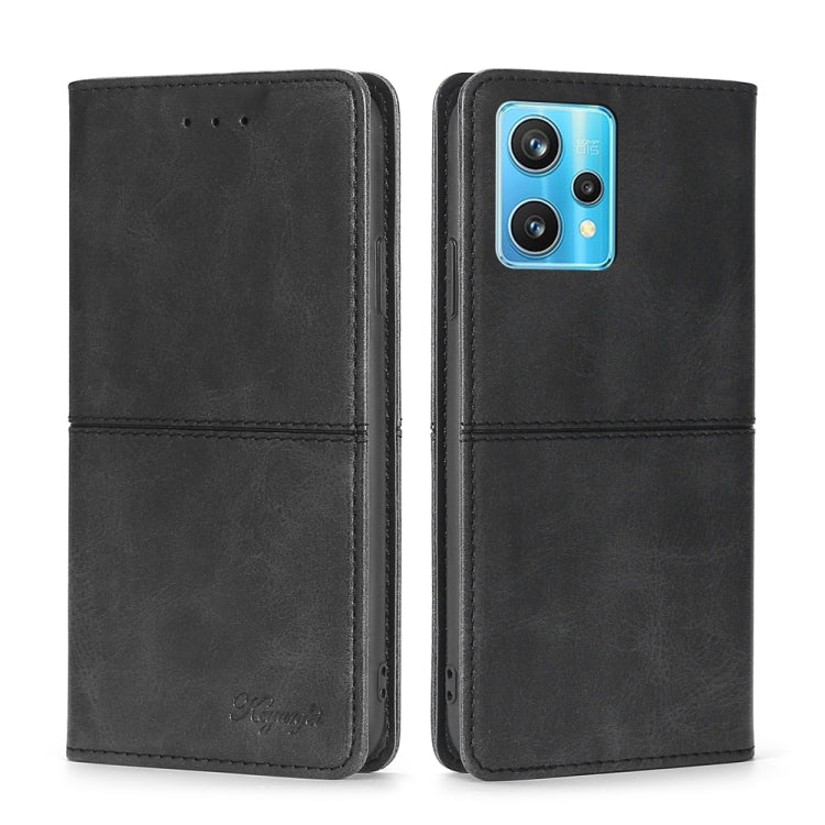 Cow Texture Magnetic Horizontal Flip Leather Phone Case, For OPPO Realme 9 Pro, For OPPO Realme 9 Pro+, For OPPO Realme 9i/A36 4G/A96 4G/K10 4G/A76 4G, For OPPO Realme C35