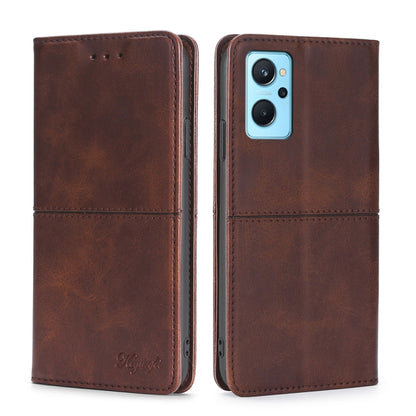 Cow Texture Magnetic Horizontal Flip Leather Phone Case, For OPPO Realme 9 Pro, For OPPO Realme 9 Pro+, For OPPO Realme 9i/A36 4G/A96 4G/K10 4G/A76 4G, For OPPO Realme C35