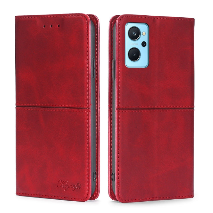 Cow Texture Magnetic Horizontal Flip Leather Phone Case, For OPPO Realme 9 Pro, For OPPO Realme 9 Pro+, For OPPO Realme 9i/A36 4G/A96 4G/K10 4G/A76 4G, For OPPO Realme C35