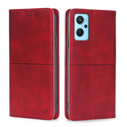 Cow Texture Magnetic Horizontal Flip Leather Phone Case, For OPPO Realme 9 Pro, For OPPO Realme 9 Pro+, For OPPO Realme 9i/A36 4G/A96 4G/K10 4G/A76 4G, For OPPO Realme C35