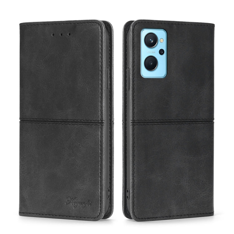Cow Texture Magnetic Horizontal Flip Leather Phone Case, For OPPO Realme 9 Pro, For OPPO Realme 9 Pro+, For OPPO Realme 9i/A36 4G/A96 4G/K10 4G/A76 4G, For OPPO Realme C35