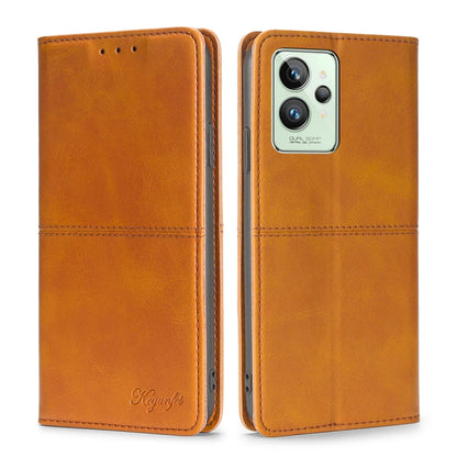Cow Texture Magnetic Horizontal Flip Leather Phone Case, For OPPO Realme GT Neo3, For OPPO Realme GT2 Pro, For OPPO Realme Narzo 50i