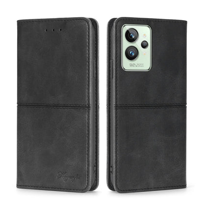 Cow Texture Magnetic Horizontal Flip Leather Phone Case, For OPPO Realme GT Neo3, For OPPO Realme GT2 Pro, For OPPO Realme Narzo 50i