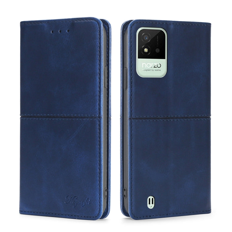 Cow Texture Magnetic Horizontal Flip Leather Phone Case, For OPPO Realme GT Neo3, For OPPO Realme GT2 Pro, For OPPO Realme Narzo 50i