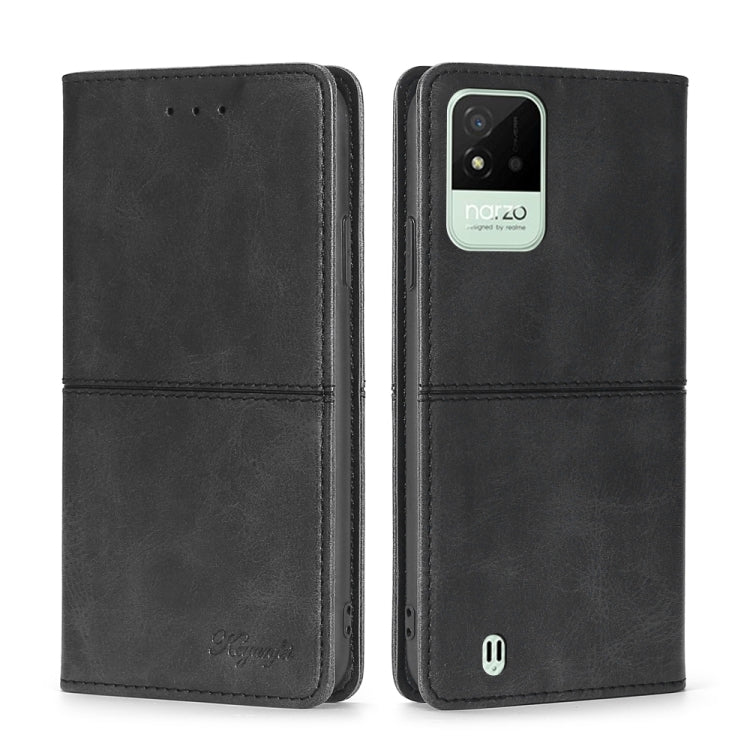 Cow Texture Magnetic Horizontal Flip Leather Phone Case, For OPPO Realme GT Neo3, For OPPO Realme GT2 Pro, For OPPO Realme Narzo 50i