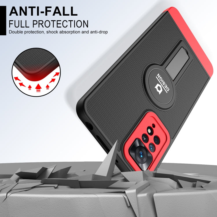 Small Tail Holder TPU+PC Phone Case, For Xiaomi Poco X3 / X3 Pro, For Xiaomi Redmi Note 10 4G / Note 10S, For Xiaomi Redmi Note 10 Pro 4G, For Xiaomi Redmi Note 11 4G 2022 / Note 11S, For Xiaomi Redmi Note 11 Pro 2022 4G / 5G
