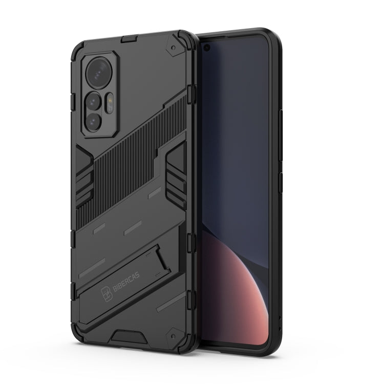 Punk Armor PC + TPU Phone Case with Holder, For Xiaomi 12 Lite