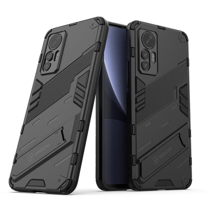 Punk Armor PC + TPU Phone Case with Holder, For Xiaomi 12 Lite