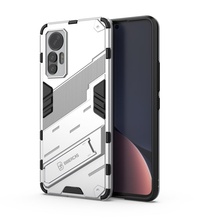 Punk Armor PC + TPU Phone Case with Holder, For Xiaomi 12 Lite