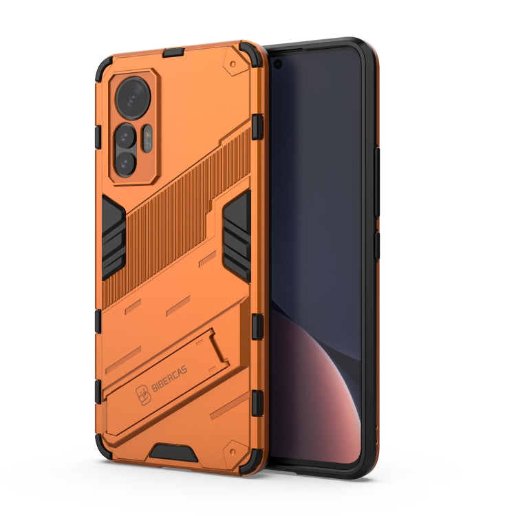 Punk Armor PC + TPU Phone Case with Holder, For Xiaomi 12 Lite