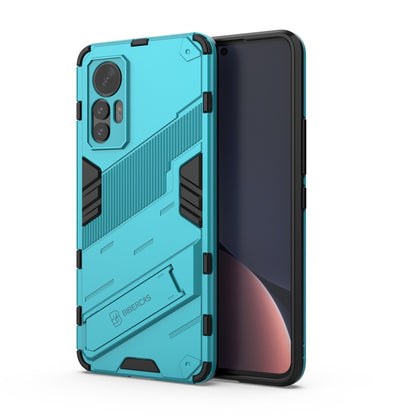 Punk Armor PC + TPU Phone Case with Holder, For Xiaomi 12 Lite