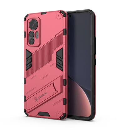 Punk Armor PC + TPU Phone Case with Holder, For Xiaomi 12 Lite