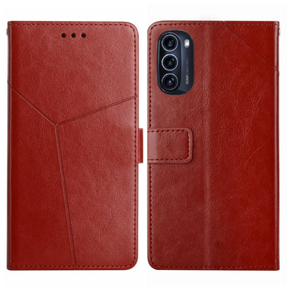 Y Stitching Horizontal Flip Leather Phone Case, For Motorola Moto G52J 5G, For Motorola Moto G71S, For OPPO Realme Narzo 50 4G, For OPPO Reno7 4G