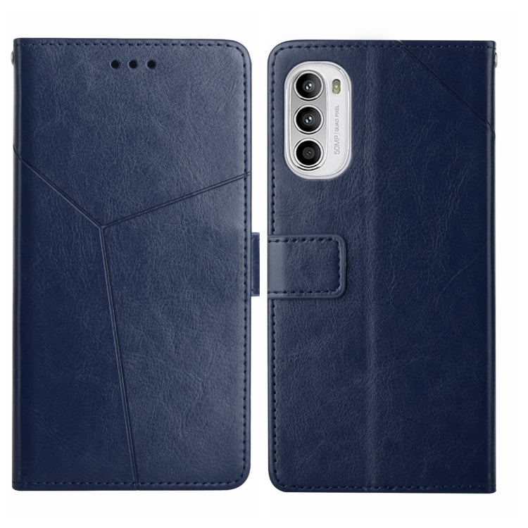 Y Stitching Horizontal Flip Leather Phone Case, For Motorola Moto G52J 5G, For Motorola Moto G71S, For OPPO Realme Narzo 50 4G, For OPPO Reno7 4G