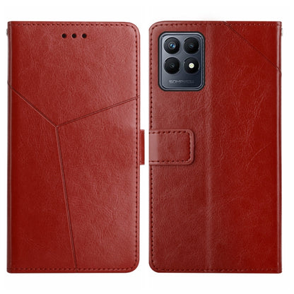 Y Stitching Horizontal Flip Leather Phone Case, For Motorola Moto G52J 5G, For Motorola Moto G71S, For OPPO Realme Narzo 50 4G, For OPPO Reno7 4G