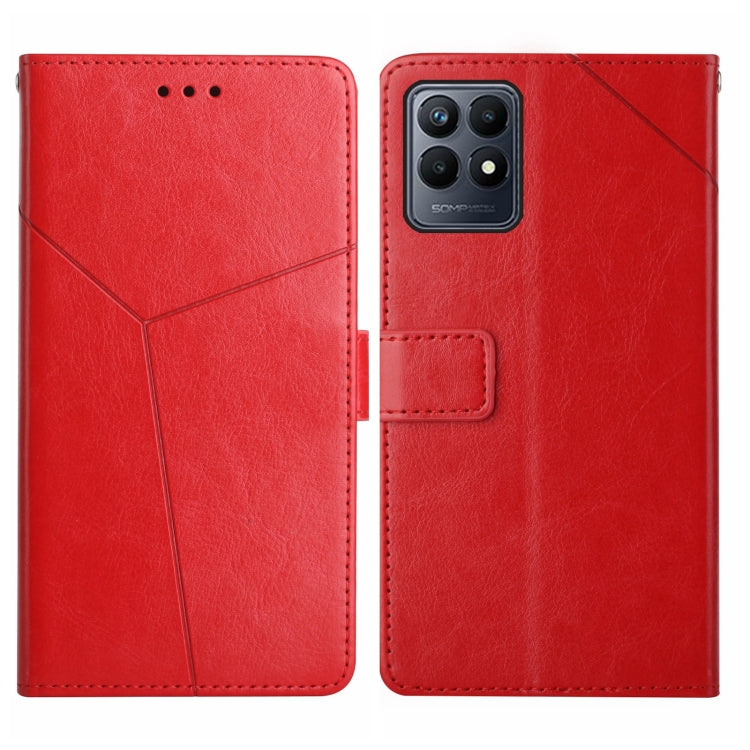 Y Stitching Horizontal Flip Leather Phone Case, For Motorola Moto G52J 5G, For Motorola Moto G71S, For OPPO Realme Narzo 50 4G, For OPPO Reno7 4G