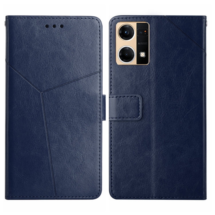 Y Stitching Horizontal Flip Leather Phone Case, For Motorola Moto G52J 5G, For Motorola Moto G71S, For OPPO Realme Narzo 50 4G, For OPPO Reno7 4G