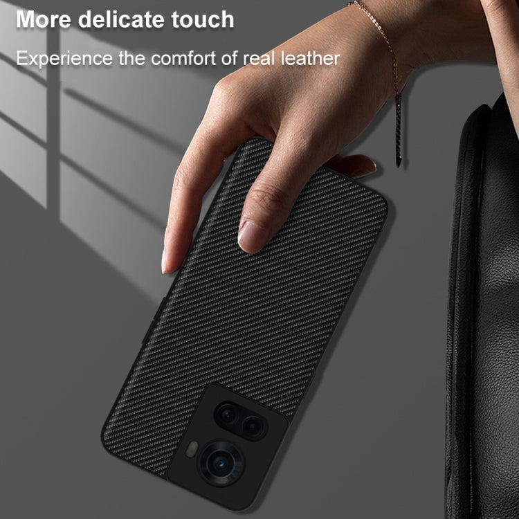 Ultra-thin Carbon Fiber Texture Printing Phone Case, For OnePlus 10R / Ace