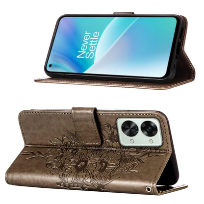 Embossed Butterfly Leather Phone Case, For OnePlus Nord 2T 5G, For OnePlus Nord CE 2 Lite 5G, For OnePlus Ace 5G