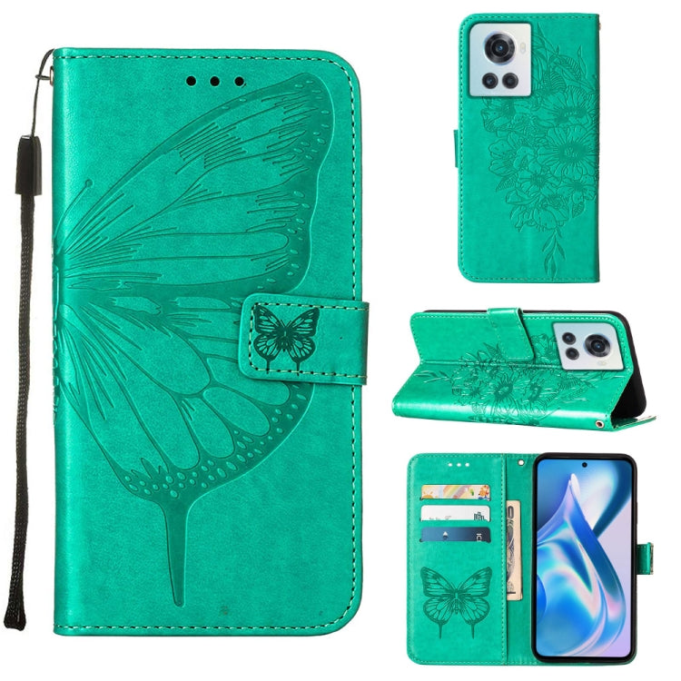 Embossed Butterfly Leather Phone Case, For OnePlus Nord 2T 5G, For OnePlus Nord CE 2 Lite 5G, For OnePlus Ace 5G