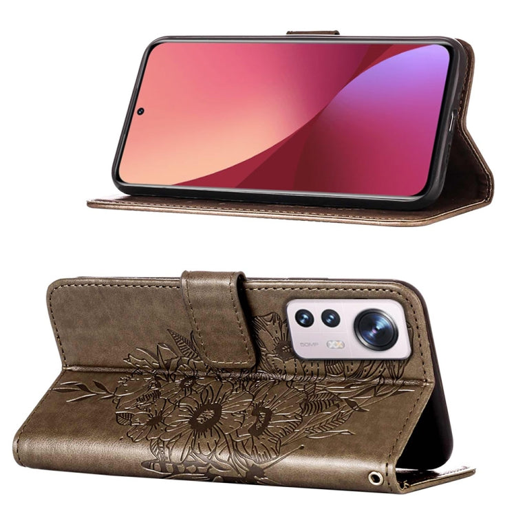 Embossed Butterfly Leather Phone Case, For Xiaomi 12 Lite, For Xiaomi Redmi Note 11T Pro, For Xiaomi Poco M4 5G