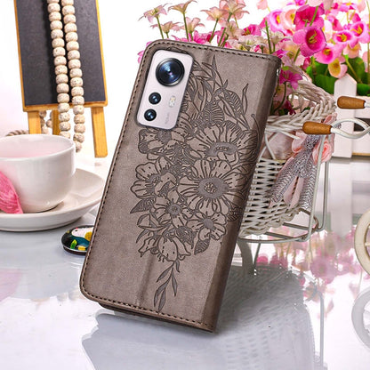 Embossed Butterfly Leather Phone Case, For Xiaomi 12 Lite, For Xiaomi Redmi Note 11T Pro, For Xiaomi Poco M4 5G